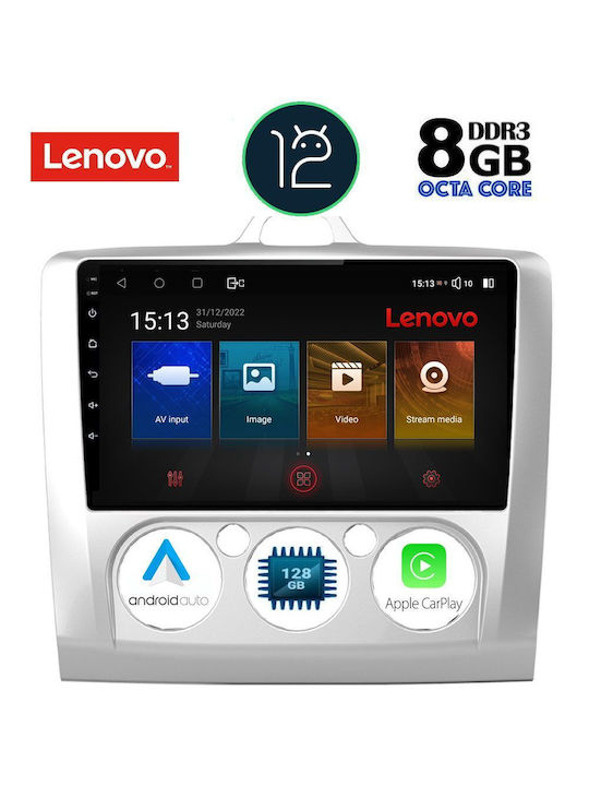 Lenovo Ηχοσύστημα Αυτοκινήτου για Ford Focus (Bluetooth/AUX/WiFi/GPS) με Οθόνη Αφής 9"