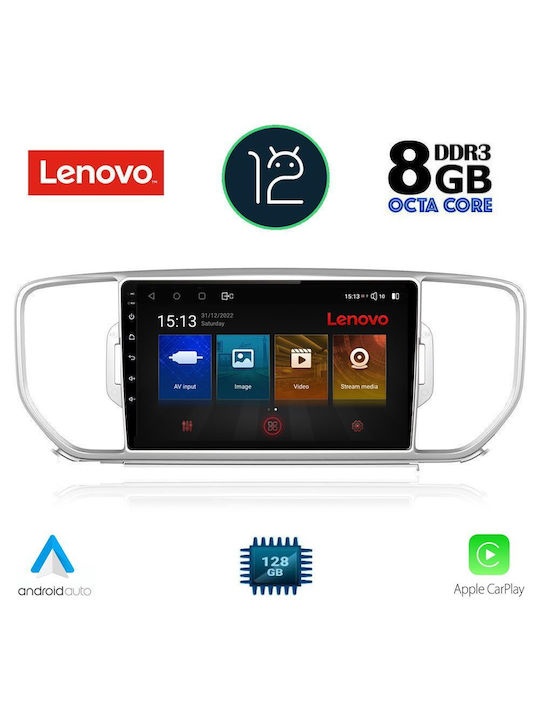 Lenovo Car-Audiosystem für Kia Sportage 2015-2018 (Bluetooth/USB/AUX/WiFi/GPS) mit Touchscreen 9"