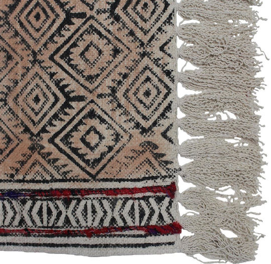 ArteLibre Peach Cotton Summer Cotton Beige Black ArteLibre Peach Cotton Summer Cotton Beige Black