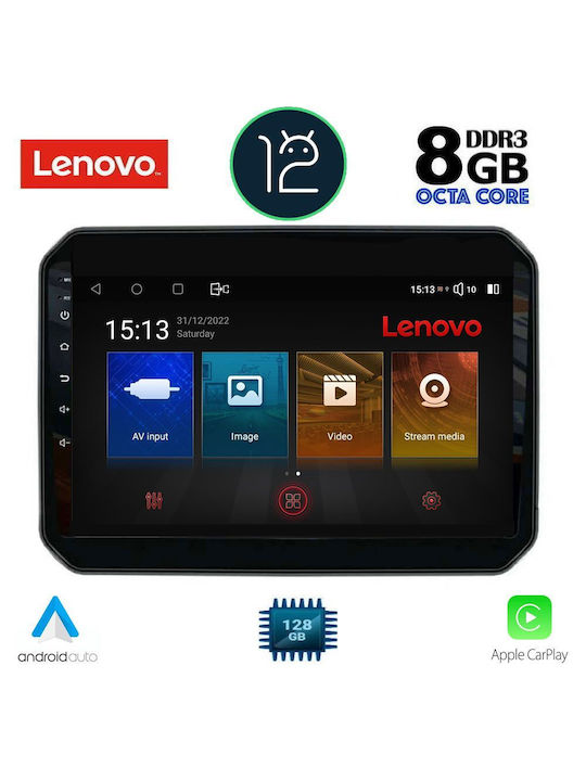 Lenovo Ηχοσύστημα Αυτοκινήτου για Suzuki Ignis (Bluetooth/USB/AUX/WiFi/GPS) με Οθόνη Αφής 9"