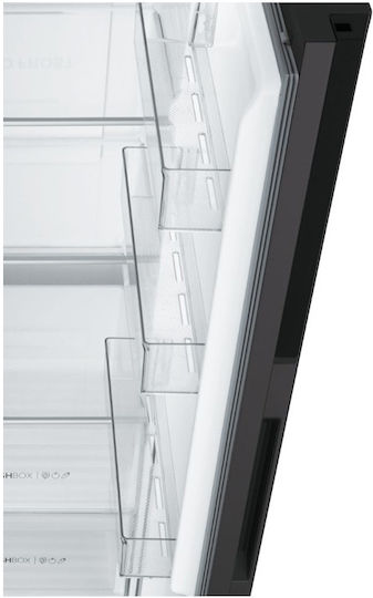 528lt Total NoFrost Î177.5xL90.8xA64.7cm. Negru HSR3918ENPB