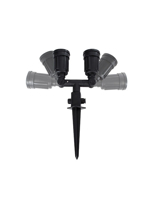 GloboStar Grasedo Lamp Projector Outdoor IP67 for Socket E27 Black