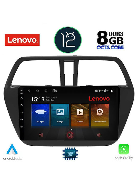 Lenovo Ηχοσύστημα Αυτοκινήτου για Suzuki SX4 (Bluetooth/USB/AUX/WiFi/GPS) με Οθόνη Αφής 9"
