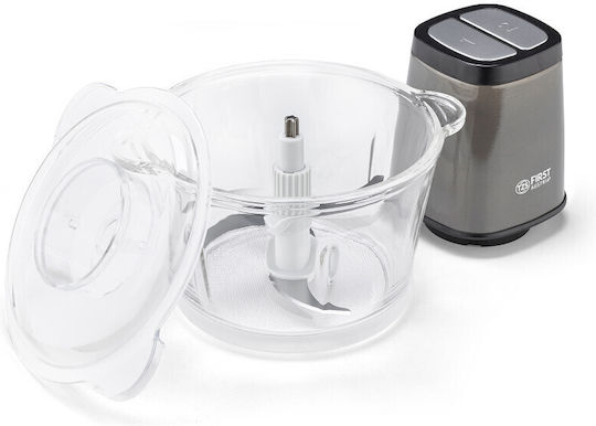 First Austria Mini Chopper 500W With 1.7L Capacity Gray Container
