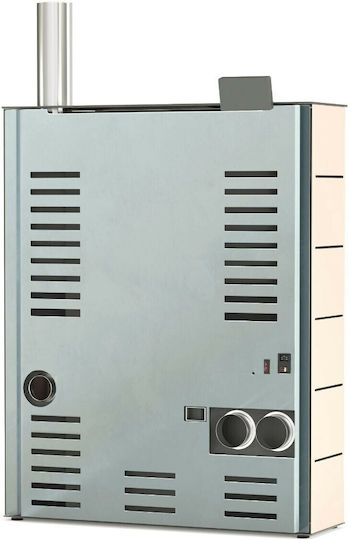Thermiki 9 Hall Σόμπα Pellet Αερόθερμη 9kW Μπεζ