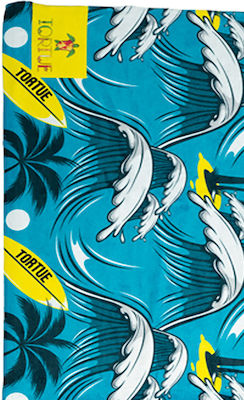 Tortue Παιδική βαμβακερή πετσέτα θαλάσσης "Surfing" 70Χ140-S3-322-100 Μπλε