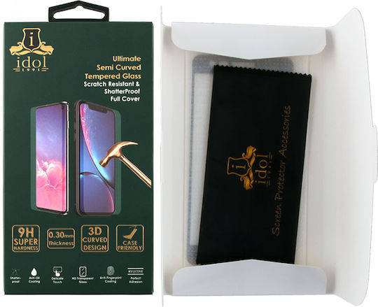 Idol 1991 3D 0.25mm Full Face Tempered Glass Μαύρο (Honor 70)