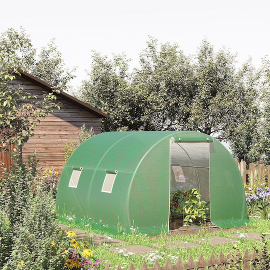 Outsunny 845-619 Θερμοκήπιο Τούνελ με Μεταλλικό Σκελετό 3x3x2m