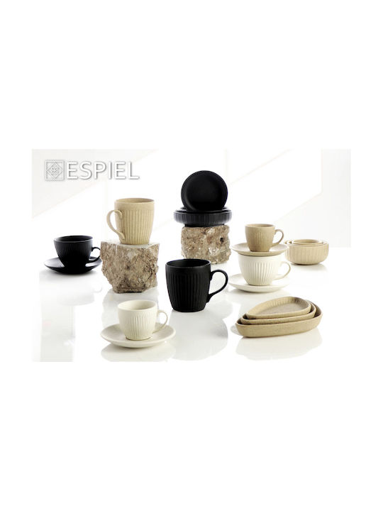 Espiel Tasse aus Porzellan Gobi White Sand 310ml 1Stück