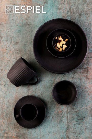 Espiel Gobi Κούπα από Πορσελάνη Gobi Black Sand 310ml 2τμχ