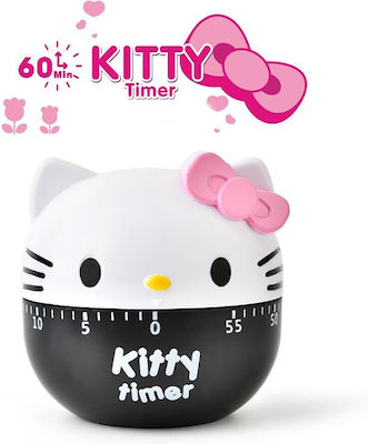 Countdown Analog Kitchen Timer Kitty