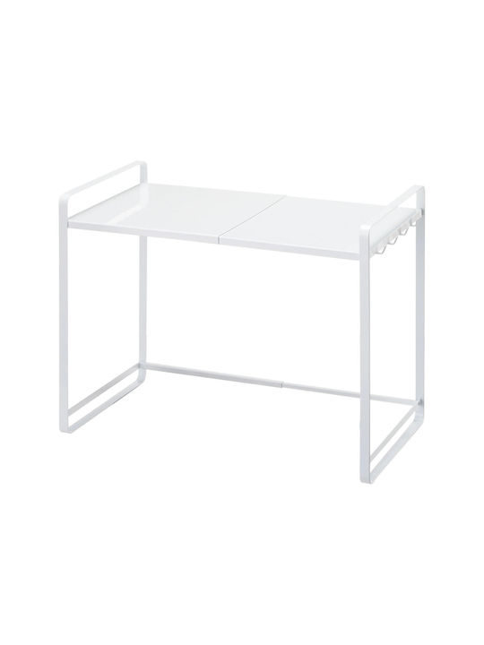 Yamazaki Βάση για Φούρνο Μικροκυμάτων Inox 73x35x35εκ. Λευκή