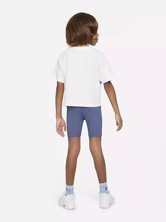 Nike Kinder Set mit Shorts Sommer 2Stück Weiß