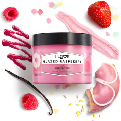 I Love Cosmetics Glazed Raspberry Body Butter Hidratant Untură pentru Corp 300ml