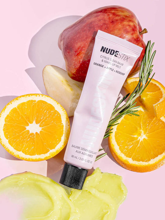 Nudestix Nudeskin 4-Step Citrus Renew Set de Călătorie pentru Curățare facială pentru machiaj 4 buc 4buc