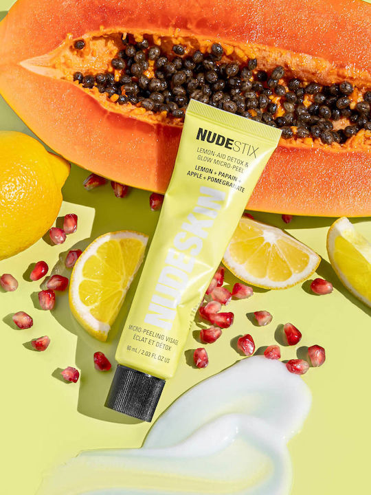 Nudestix Nudeskin 4-Step Citrus Renew Set de Călătorie pentru Curățare facială pentru machiaj 4 buc 4buc