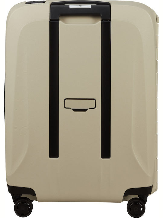 Samsonite Essens Cabin Travel Suitcase Hard Beige with 4 Wheels Height 55cm 146909-9559
