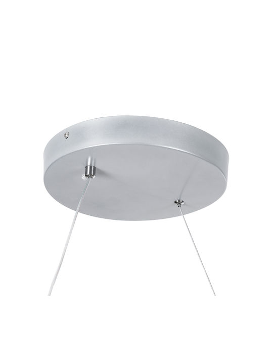 GloboStar Spirale Pendant Light Silver 25x25x30cm