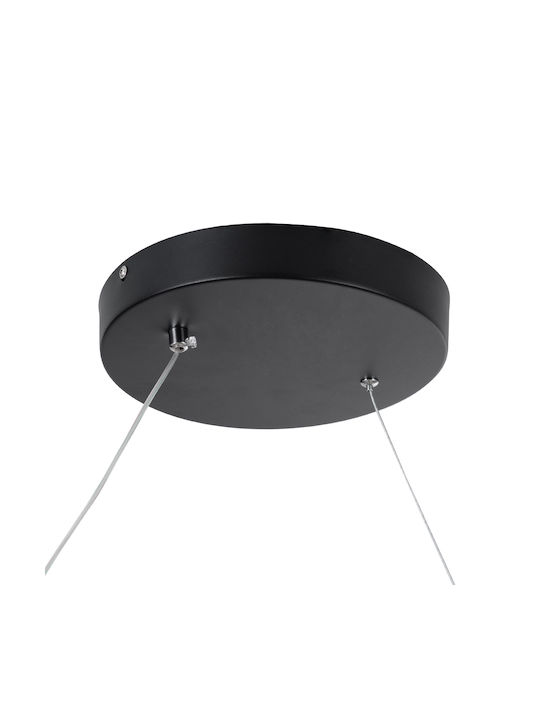 GloboStar Spirale Pendant Light Black 25x25x30cm