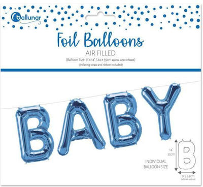 Balloons Baby Blue BBCC28995