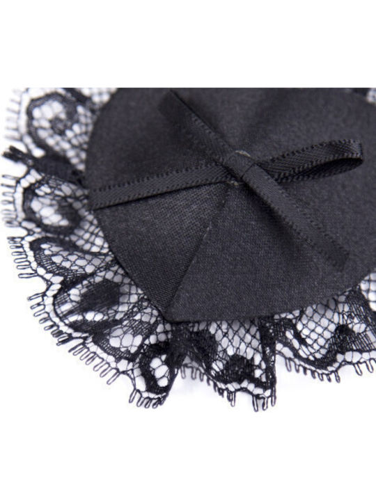 Naughty Toys Herz Spitze Nippelabdeckungen Schwarz