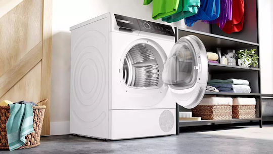 Bosch Serie 8 Στεγνωτήριο 9kg με Αντλία Θερμότητας