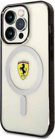 Ferrari Outline Magsafe Back Cover Σιλικόνης Διάφανο (iPhone 14 Pro)