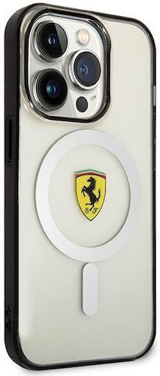 Ferrari Outline Magsafe Back Cover Σιλικόνης Διάφανο (iPhone 14 Pro)