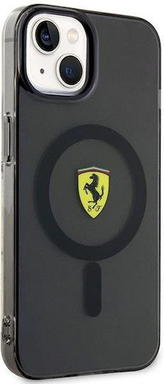Ferrari Translucent Magsafe Back Cover Σιλικόνης Μαύρο (iPhone 14)