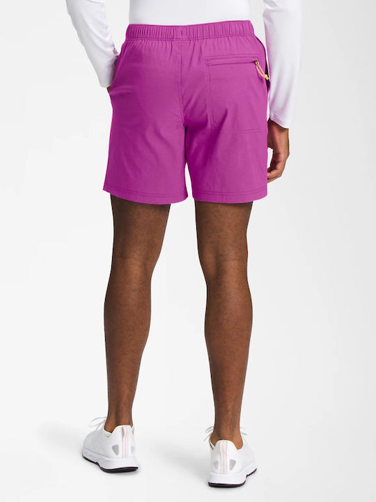 The North Face Class V Men's Athletic Shorts Purple Cactus Flower