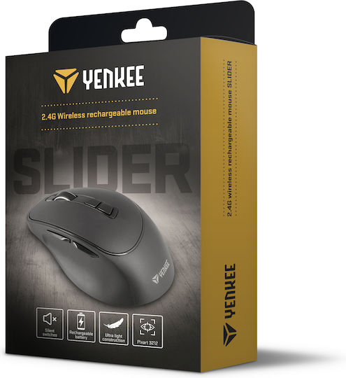 Yenkee Slider Безжичен Мишка Черен