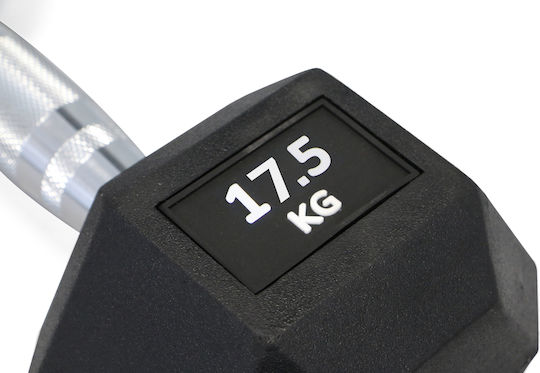MegaFitness Барбели Шестоъгълник 1 x 17.5 кг