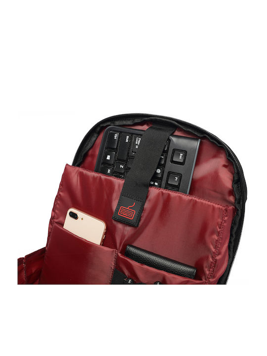 Yenkee YBB 1503 Shield Wasserdicht Tasche Rucksack für Laptop 15.6" in Schwarz Farbe