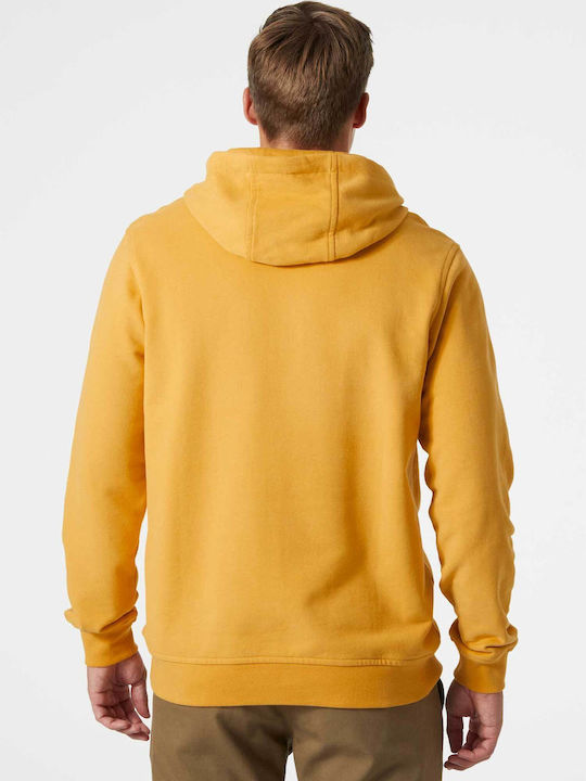 Helly Hansen Men's Sweatshirt with Hood and Pockets Yellow