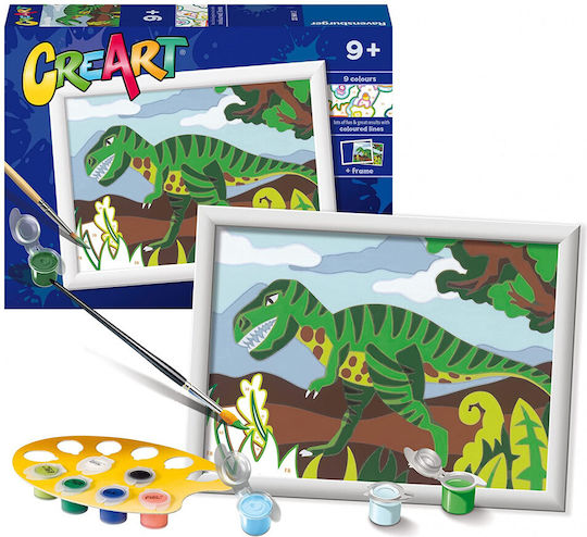Ravensburger Painting Creart Tyrannosaurus Rex for Children 9+ years old Years