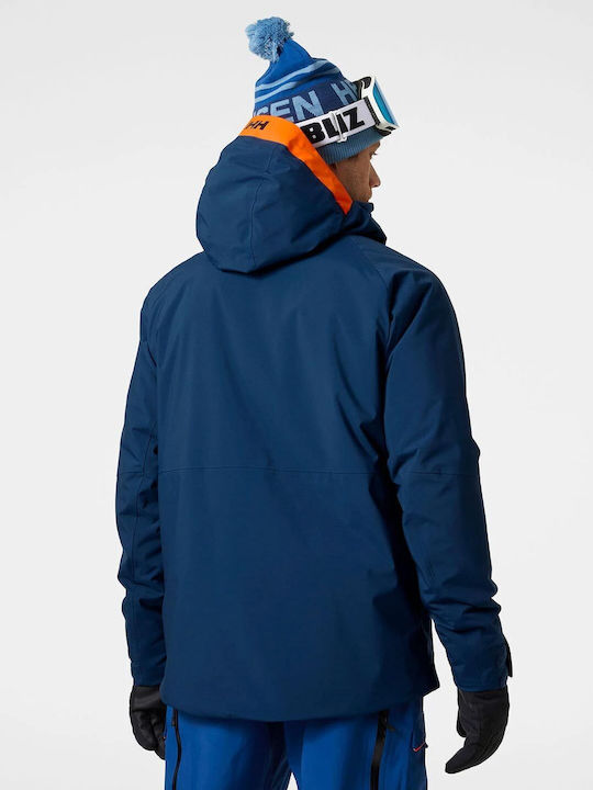 Helly Hansen Powderface 65750-584 Ανδρικό Μπουφάν για Σκι & Snowboard Μπλε