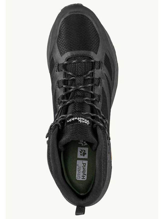 Jack Wolfskin Men's Hiking Waterproof Black Boots