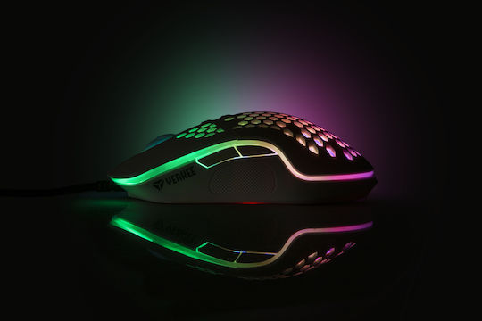 Yenkee Shotgun YMS 3030 RGB Gaming Ποντίκι 6400 DPI Λευκό