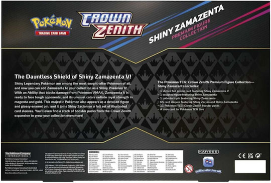 Pokemon Pokemon TCG Crown Zenith Premium Figure Box - Shiny Zamazenta |  Skroutz.mt