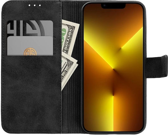 Forcell Tender Wallet Δερματίνης Μαύρο (Galaxy S23 Ultra)