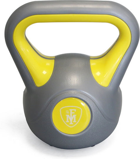 MegaFitness Kettlebell PVC 4kg Yellow