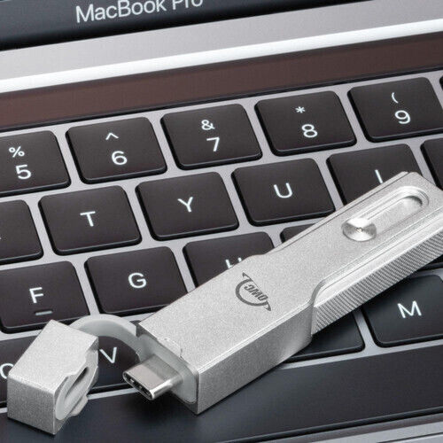 OWC Envoy Pro Mini 1.0TB USB 3.2 SSD Стик с връзка USB-A & USB-C Сребрист