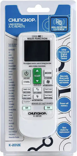Chunghop Universal Τηλεχειριστήριο για Κλιματιστικό