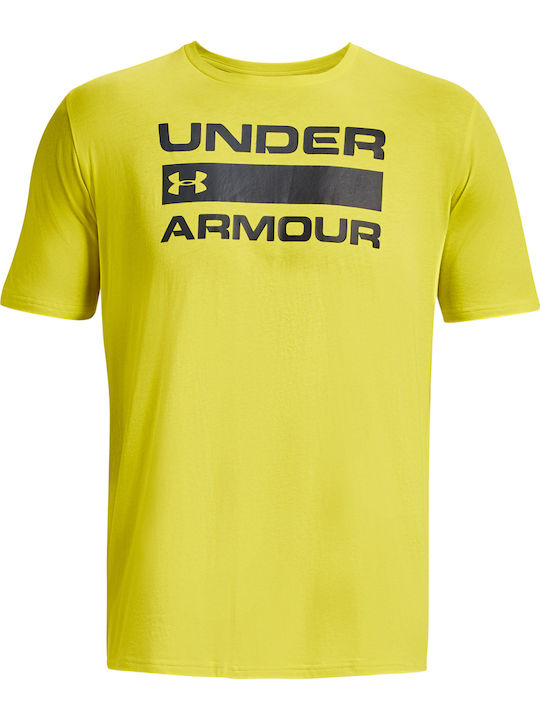 Team Issue Wordmark Αθλητικό T-shirt Κίτρινο