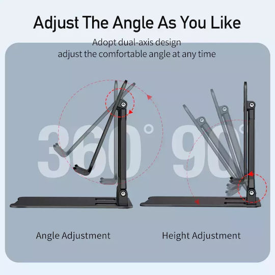 Awei X23 Tablet Stand Desktop Black