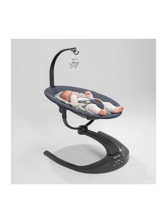 Lionelo Electric Baby Relax Rina with Music Gray for Child up to 9kg