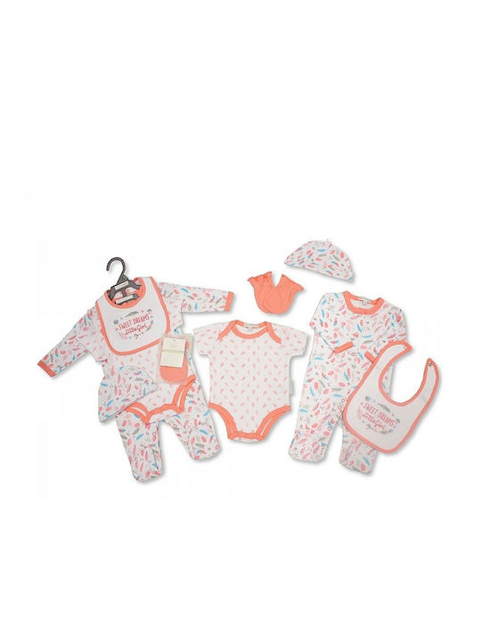 English Gift Set 100% cotton, 5 pieces - by Nursery time GP0790-SWEET DREAMS