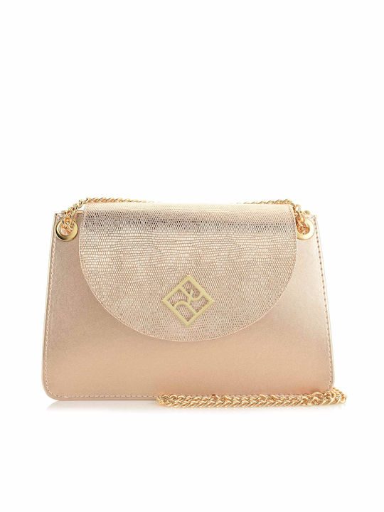 Pierro Accessories Helia Women's Bag Shoulder Pink Gold