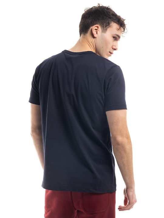 Target Bărbați T-shirt Sportiv cu Mânecă Scurtă Albastru marin