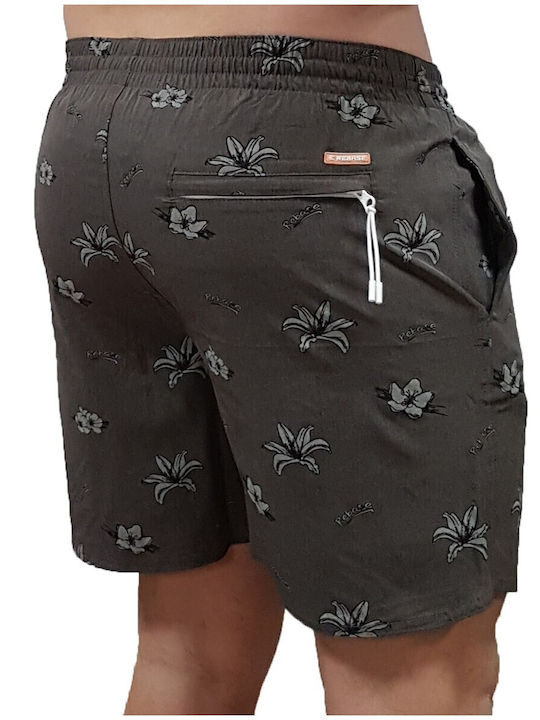 Men's Swimwear Shorts Black with Patterns